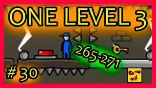 ПОБЕГ СТИКМЕНА 3 ИЗ ТЮРЬМЫ!265-271 ЛВЛ!ONE LEVEL 3 ПРОХОЖДЕНИЕ  ГОЛОВОЛОМКИ! # 30