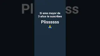 suscríbete plissssss 😗