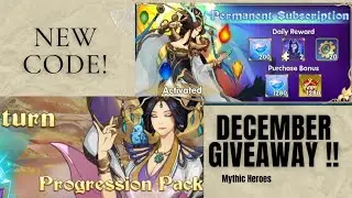New Code || December Giveaway  || Mythic Heroes
