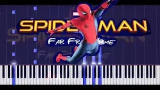 SPIDERMAN FAR FROM HOME TRAILER MUSIC on piano