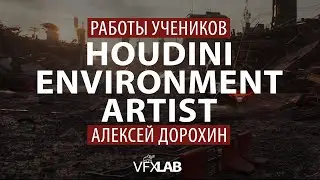 КУРС «HOUDINI ENVIRONMENT ARTIST». КУРСОВОЙ ПРОЕКТ АЛЕКСЕЯ ДОРОХИНА.