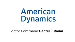 TechnoLab: American Dynamics - victor Command Center + Radar