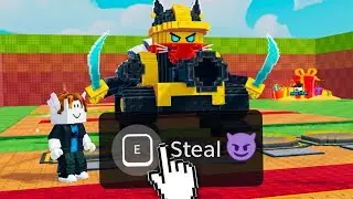 They added STEALING!!! in BE a LUCKY BLOCK ROBLOX