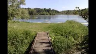 VTT orleans mains/loire par les bord de loire nord retour par le sud de la loire