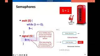 5 - Semaphores | Busy Waiting | Binary and Counting Semaphores