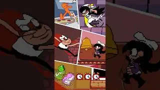 5 NEW Characters VS Pizza Time & LAP 2 ~ Peppina, Paola, Namu, Fake Peppino & Jam [Pizza Tower mods]