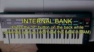 Casio CZ-1000 - the 32 classic factory patches