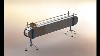 Solidworks Motion Study: Slat Chain Conveyor animation | Solidworks Chain Driven Pattern