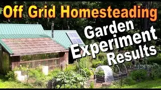 OFF GRID HOMESTEADING.  Garden Experiment Results are in.  A Solution To  Growing in Acid Rain