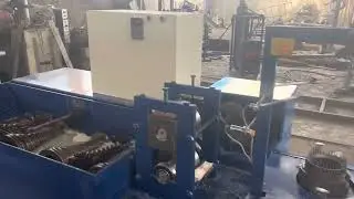 Galvanized iron steel mesh scourer making machine 2 heads combined scourer making machine