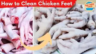 How to Clean Chicken Feet from the Market