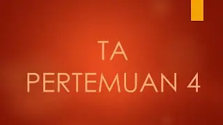 TA PERTEMUAN 4