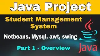 1/10 - Student Management System | Java Project | NetBeans MySQL | Without Drag and Drop