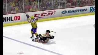 Летсплей NHL09 ХК Литвинов - Окна Злин (Первый период)