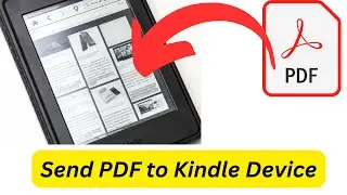How to send a PDF file to a Kindle Device