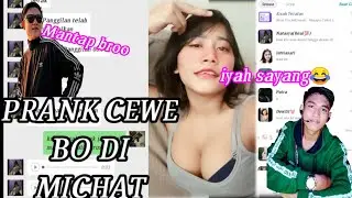prank chat cewek bo di michat 2021