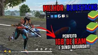 MELHOR EMULADOR PARA FREE FIRE BLUESTACKS COM CONFIGURAÇÕES E DICAS PARA PC FRACO OTIMIZAÇÃO PRO