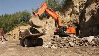Hitachi ZX 670LCH-5 in a quarry