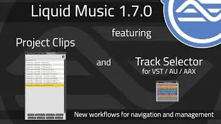 Liquid Music 1.7.0: Project Clips and Track Selector