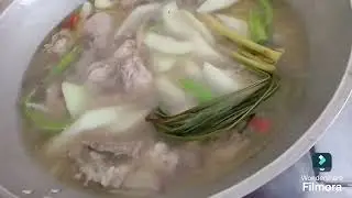 TINULANG MANOK AT DAHON NG CHILI