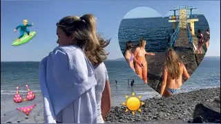 college girls beach vlog 🐚🌺🌴🐠