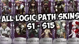 ALL Limited Logic Path Skins S1 - S15 + Showcases | Identity V