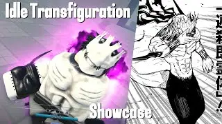 Idle Transfiguration  Showcase In Jujutsu Infinite | Roblox