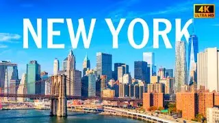 New York City (NYC), USA 🇺🇸 - by drone [4K]