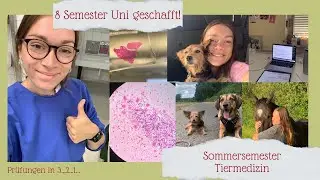 Nie mehr Uni!! Sommersemester-Vlog und Prüfungsbeginn Tiermedizin