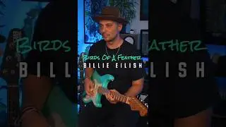 Billie Eilish - Birds Of A Feather (Electric Guitar Cover by Richard Galiguis) #Shorts