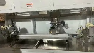 Air conditioning panel hot stamping machine