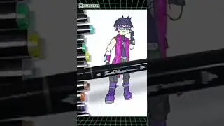 Menggambar dan mewarnai karakter kartun Boboiboy, Gopal part 3 #shorts
