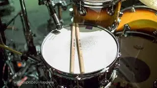 Code Zero snare head - sound test - live in concert - recording Zoom Q4