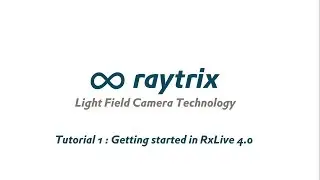 RxLive 4.0 Tutorial #01 - Getting Started