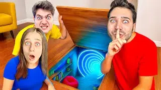 WE FOUND A HIDDEN TUNNEL UNDER OUR HOUSE!!