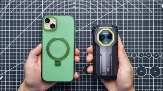Armor Mini 20T Pro vs iPhone! First Hands-on the World's Smallest 5G Thermal Rugged Phone