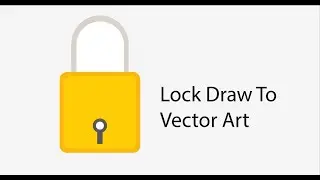 ADOBE ILLUSTRATOR DRAW TO  LOCK  VECTOR ART