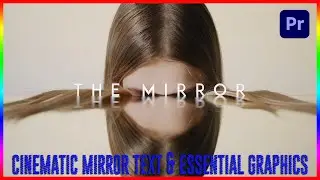 Create title in mirror effect and basics of Essential graphics