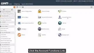 How to change an account password in WHM? - HOSTIMUL