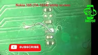Nokia 105 TA 1034 white screen problem solution