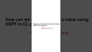 How can we write and read a value using DSPF in CL program in IBM i AS400