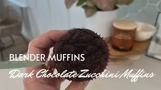 Blender Dark Chocolate Zucchini Muffins