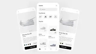 Flutter Animation Shoes App - UI - Speed Code