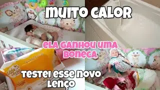 MINHA ROTINA REAL COM UM BEBÊ | ELA COMEÇOU A SORRIR ♥️