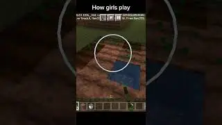 girls vs boys minecraft #shorts #minecraft