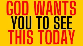 God Wants You To See This Today | God Helps | God Message today @GraceForPurpose