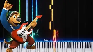 🎸Take me Home🏠 - Rock Dog 2 - synthesia Piano easy