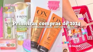 VLOG COMPRAS DE AUTOCUIDADO E CABELO 2024♡ self care| corpo | cabelo