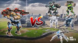 WR🔥 Bagliore VS Top 5 Robots Weapon Comparison |WAR ROBOTS|