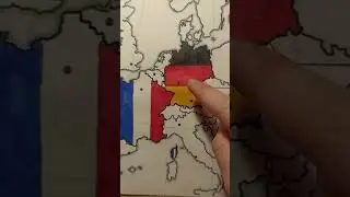 Рисуем страны Франция, Германия, Чехия. 